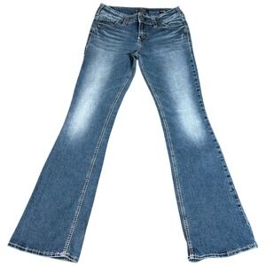 Silver Co. Suki Mid Bootcut Jeans Womens 30x33 (30x31) Blue Medium Wash Outdoor